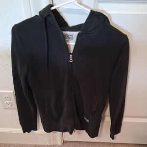 Black Zip-Up Hoodie